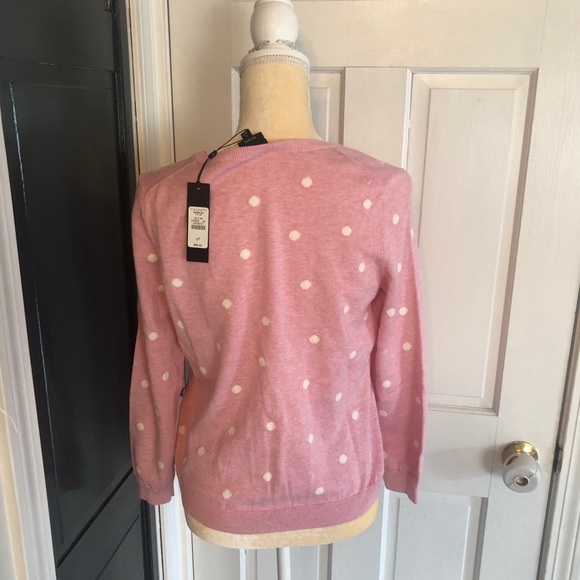 Host Pick! NWT Talbots Petite Polkadot Cardigan! - Picture 3 of 8